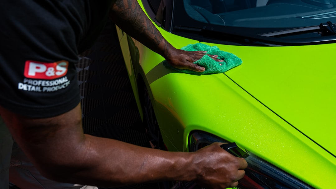 Photo car paint care